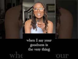 Your Goodness Will Carry You