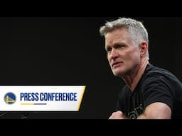 Steve Kerr Recaps Warriors Game 3 Victory Over Rockets