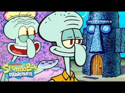 60 MINUTES Inside Squidward’s House 🎨 | SpongeBob