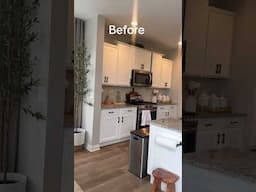 this kitchen transformation is aggressive. And I’m here for it.🙌🏾👌