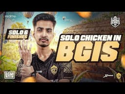 SOLO CHICKEN IN BGIS 2025!❤️‍🔥 | SOLO 6 FINISHES 💛| GodLadmino |