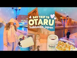 ONE DAY IN OTARU 🇯🇵 Winter wonderland in Hokkaido | Local Foods & Snowy Streets Japan Travel Vlog