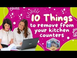 10 things to remove from your kitchen counters  | E353 #kitchenorganization #10things #clutterfree