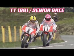 Isle of Man TT Races 1991 | Senior Race | Joey Dunlop vs Steve Hislop