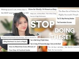 STOP wasting your time on these "productivity hacks" 😵‍💫
