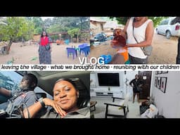 LEAVING The VILLAGE To LAGOS, What We BROUGHT HOME + REUNITING With Our CHILDREN