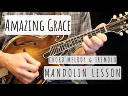Amazing Grace: Mandolin Lesson