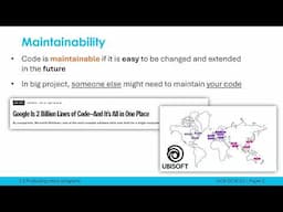 Code Maintainability