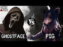 🔴LIVE: Who's the WORST Killer in DBD? (Ghostface Vs Pig) - Dead By Daylight