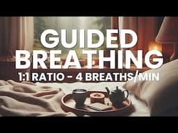 Guided Breathing Exercise: 1-to-1 ratio | 4 Breaths Per Minute