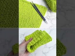 Linen Stitch Knitting Tutorial + Free Printable Pattern