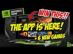 STEAM DECK JUST GOT SCARY POWERFUL! (GeForce NOW Native App is HERE!)