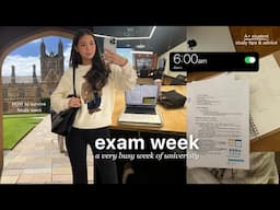 Exam Week at University 👩🏻‍🎓 study for finals, submitting assignments, sitting exams, 6AM wakeup