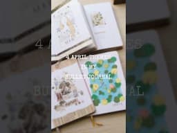 April bullet journal covers 2022-2025 4 themes