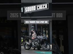 The Tiger Sport 800 doesn’t try to be flashy, and the exhaust follows suit. #TriumphTigerSport800