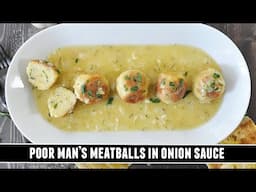 Spanish Poor Man's "Meatballs" in Onion Sauce | Repápalos Extremeños