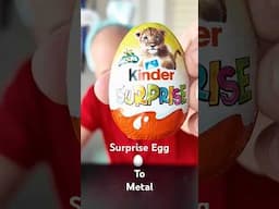 I Cast a Bronze Toy from a Surprise Egg! 🔥 (Microwave Metal Casting)