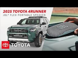 JBL Flex Speaker Overview | Inside the 2025 Toyota 4Runner | Toyota Drive-Off Essentials