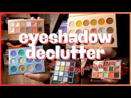 Eyeshadow Palette Declutter & Organisation | 2025 Spring Cleaning