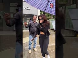 Monday Gym Motivation ft. Sharvari Wagh 🌧️💪 Rocking all-black chic vibes on a rainy Mumbai day!
