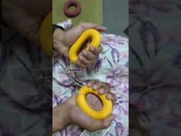 Unboxing hand grippers (forearm exercise)