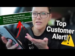 Door Dash wants Driver to Care MORE for "Top Customer" Orders