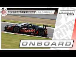 LIVE ONBOARD | Race 2 | Sugo | #45 Ponos Racing Ferrari | Japan Cup 2025
