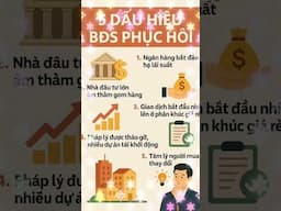 5 DẤU HIỆU CHO THẤY THỊ TRƯỜNG SẮP PHỤC HỒI MẠNH MẼ | #SHORTS