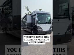😮 WOW! THIS MOTORHOME IS A HOTEL ON WHEELS! #shorts #motorhome #glamping