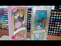 Anna Griffin slimline box card dies let's make a card!