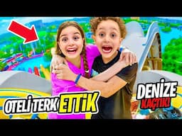 KUZEY ELİF OTELİ TERK ETTİ !! EYVAH DENİZE KAÇTI !!
