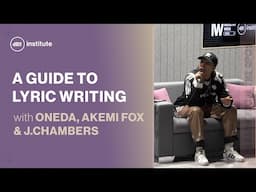 How to write lyrics: A guide with OneDa, Akemi Fox & J.Chambers