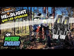 Easiest Motorcycle Light Upgrade: Auxbeam Q40 LED Bulbs