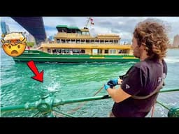 Enormous Magnet Fishing RIGHT UNDER the Sydney Harbour Bridge!