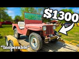 I Bought a CHEAP Non-Running Jeep At Auction (And Fixed It)