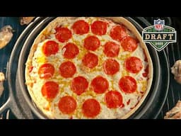 Homemade Pizza and Wings on the Recteq Bullseye