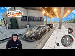 Driving T Pain's NEW Koenigsegg Regera in BeamNG.Drive lmaooo