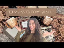 showing you all my Etsy inventory ✨ - ETSY reseller's INVENTORY "haul"