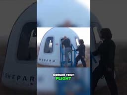 Mannequin INSIDE Blue Origin Flight?