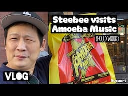 Steebee visits Amoeba Music (VLOG)