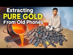 Extracting PURE GOLD from Old Phones. How Much Did He Find? | by @TopWorks