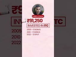 Cigarette ki jagah ITC ke SHARES liye hote toh?! | Ankur Warikoo #shorts