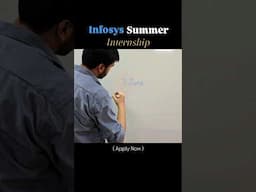 Infosys Summer Internship for everyone, Apply Now #internship #infosys