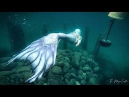 A siren finds something dark and something shiny... 💀✨ (an underwater gothic mermaid video)