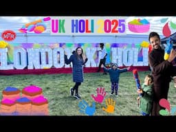 Celebrating Holi in London 2025  | London Ki Holi |  Desi Couple in London