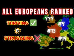 The TRUTH About Europe: Salary vs. Cost of Living (ALL Countries RANKED WORST TO BEST)
