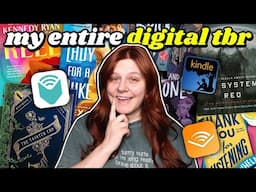 my entire digital tbr 🎧📚✨ 120+ books!