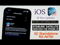 iOS 18.5 Officially Released | Satellite Support for iPhone 13 | 5G Standalone for Airtel in Telugu