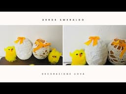 TUTORIAL UOVA-PASQUA 2025🕊️ || Come fare una decorazione per uova all'uncinetto