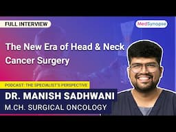 The New Era of Head & Neck Cancer Surgery with Dr. Manish Sadhwani | Medynapse